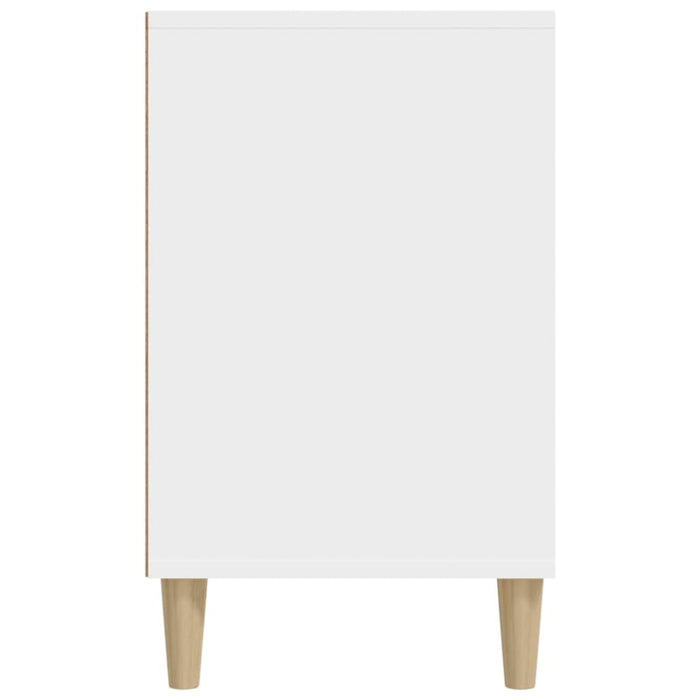 Shoe Cabinet White 102x36x60 Cm Engineered Wood Nokixa