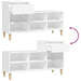 Shoe Cabinet White 102x36x60 Cm Engineered Wood Nxoxba