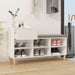 Shoe Cabinet White 102x36x60 Cm Engineered Wood Nxoxba