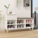 Shoe Cabinet White 102x36x60 Cm Engineered Wood Nxoxba