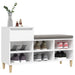 Shoe Cabinet White 102x36x60 Cm Engineered Wood Nxoxba