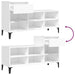 Shoe Cabinet White 102x36x60 Cm Engineered Wood Nxoxox