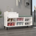 Shoe Cabinet White 102x36x60 Cm Engineered Wood Nxoxox