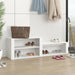 Shoe Cabinet White 150x35x45 Cm Engineered Wood Nolkox