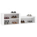 Shoe Cabinet White 150x35x45 Cm Engineered Wood Nolkox