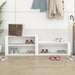 Shoe Cabinet White 150x35x45 Cm Engineered Wood Nolkox