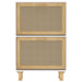 Shoe Cabinet White 52x25x80 Cm Engineered Wood and Natural