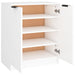 Shoe Cabinet White 59x35x70 Cm Engineered Wood Nooaxo