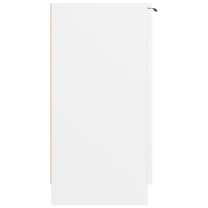 Shoe Cabinet White 59x35x70 Cm Engineered Wood Nooaxo
