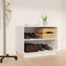 Shoe Cabinet White 60x34x45 Cm Solid Wood Pine Notpal