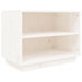 Shoe Cabinet White 60x34x45 Cm Solid Wood Pine Notpal