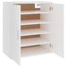 Shoe Cabinet White 60x35x70 Cm Engineered Wood Nbnkon