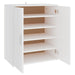 Shoe Cabinet White 60x35x70 Cm Engineered Wood Nbnkon