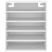 Shoe Cabinet White 60x35x70 Cm Engineered Wood Nbnktl