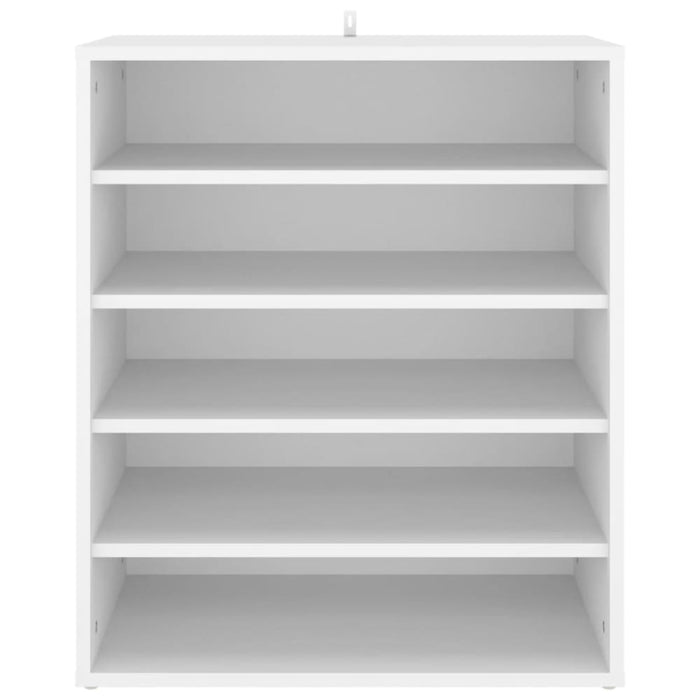 Shoe Cabinet White 60x35x70 Cm Engineered Wood Nbnktl