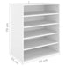 Shoe Cabinet White 60x35x70 Cm Engineered Wood Nbnktl