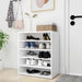 Shoe Cabinet White 60x35x70 Cm Engineered Wood Nbnktl