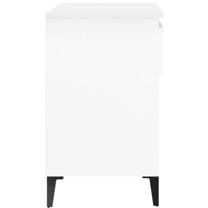 Shoe Cabinet White 70x36x60 Cm Engineered Wood Nokila