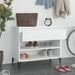 Shoe Cabinet White 70x36x60 Cm Engineered Wood Nokila