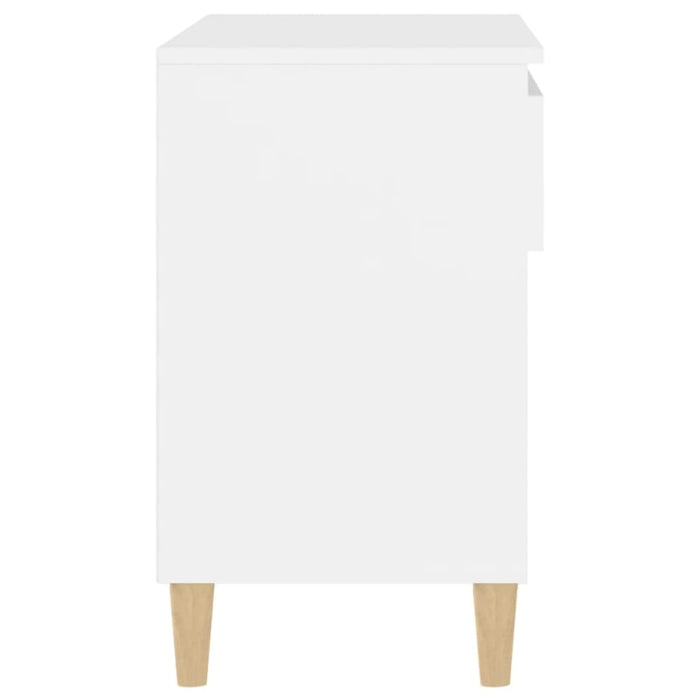 Shoe Cabinet White 70x36x60 Cm Engineered Wood Nokipl