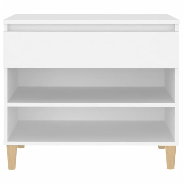 Shoe Cabinet White 70x36x60 Cm Engineered Wood Nokipl