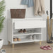 Shoe Cabinet White 70x36x60 Cm Engineered Wood Nokipl