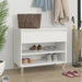 Shoe Cabinet White 70x36x60 Cm Engineered Wood Nokipl