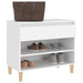 Shoe Cabinet White 70x36x60 Cm Engineered Wood Nokipl