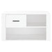 Shoe Cabinet White 80x35x45 Cm Engineered Wood Nolipx