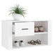 Shoe Cabinet White 80x35x45 Cm Engineered Wood Nolipx