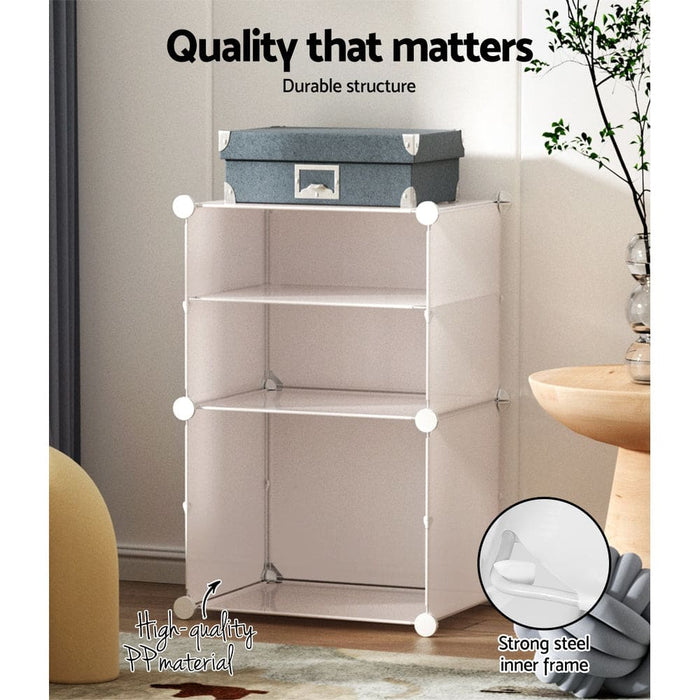 Goslash Picks Shoe Cabinet Diy Box White Storage Cube