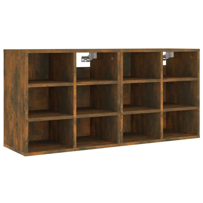 Shoe Cabinets 2 Pcs Smoked Oak 52.5x30x50 Cm Nxbpbk