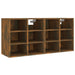 Shoe Cabinets 2 Pcs Smoked Oak 52.5x30x50 Cm Nxbpbk
