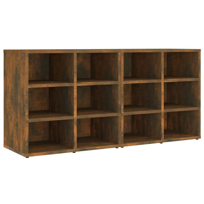 Shoe Cabinets 2 Pcs Smoked Oak 52.5x30x50 Cm Nxbpbk