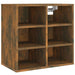 Shoe Cabinets 2 Pcs Smoked Oak 52.5x30x50 Cm Nxbpbk