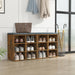 Shoe Cabinets 2 Pcs Smoked Oak 52.5x30x50 Cm Nxbpbk
