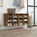 Shoe Cabinets 2 Pcs Smoked Oak 52.5x30x50 Cm Nxbpbk