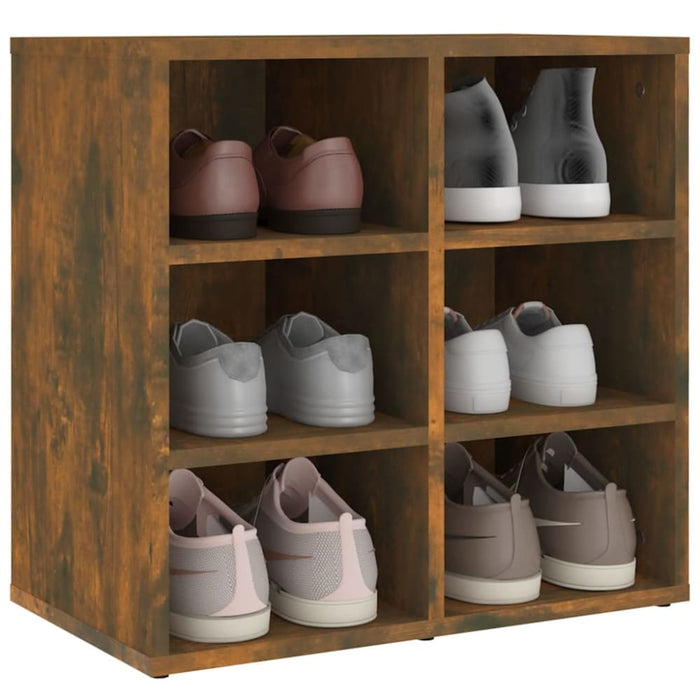 Shoe Cabinets 2 Pcs Smoked Oak 52.5x30x50 Cm Nxbpbk