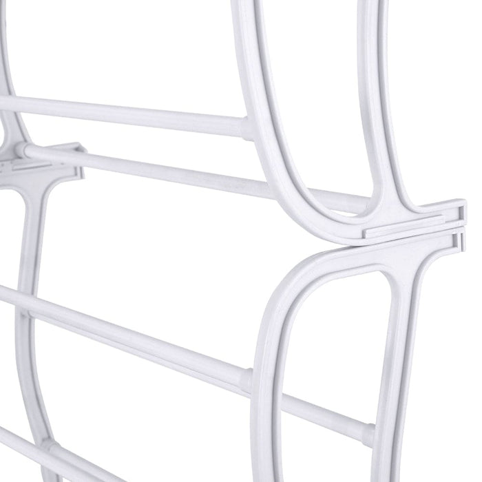 Goslash Picks Shoe Rack 12-tier 24 Pairs Wall Mounted Metal