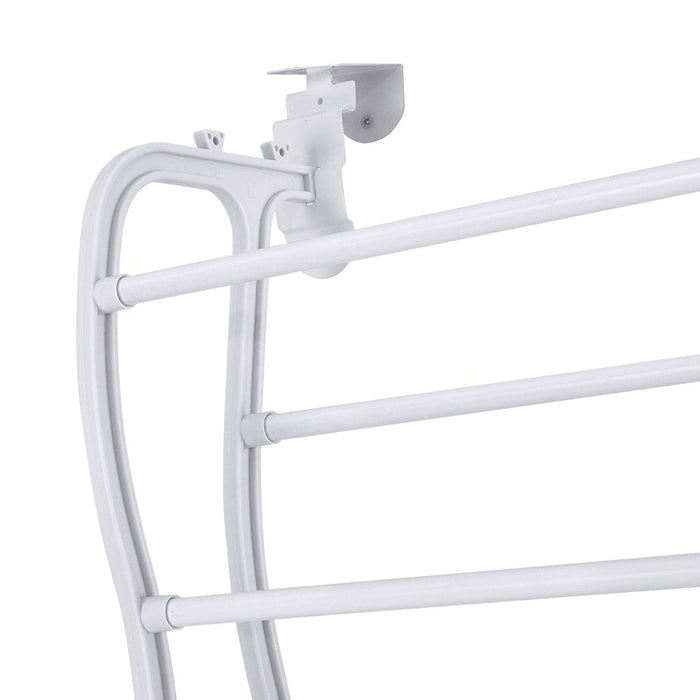 Goslash Picks Shoe Rack 12-tier 24 Pairs Wall Mounted Metal