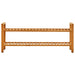 Shoe Rack with 2 Shelves 100x27x40 Cm Solid Oak Wood Ttoian
