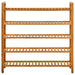 Shoe Rack with 5 Shelves 100x27x100 Cm Solid Oak Wood Ttoipo