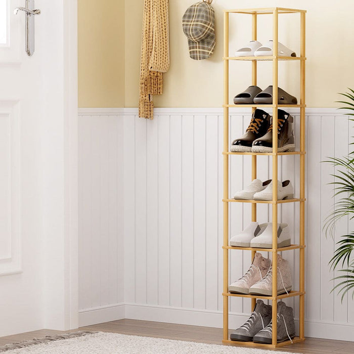 Goslash Picks Shoe Rack 8-tier 8 Pairs Stackable