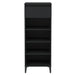 Shoe Rack Black 40x36x105 Cm Engineered Wood Nokino