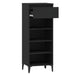Shoe Rack Black 40x36x105 Cm Engineered Wood Nokino