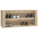 Shoe Rack Sonoma Oak 100x35x45 Cm Engineered Wood Nolkbi