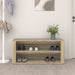 Shoe Rack Sonoma Oak 100x35x45 Cm Engineered Wood Nolkbi