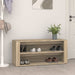 Shoe Rack Sonoma Oak 100x35x45 Cm Engineered Wood Nolkbi