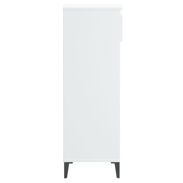 Shoe Rack White 40x36x105 Cm Engineered Wood Nokinb