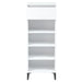 Shoe Rack White 40x36x105 Cm Engineered Wood Nokinb